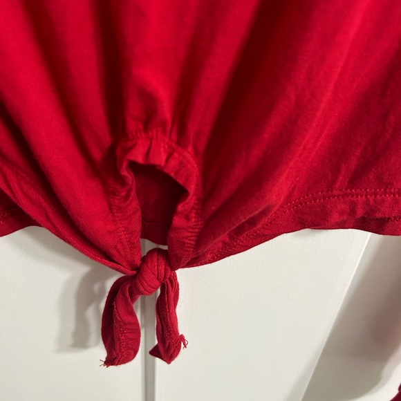 BEBE Red Top - Picture 2 of 6